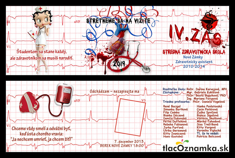 Oznamka 166a: zdravotnícke, sestrička