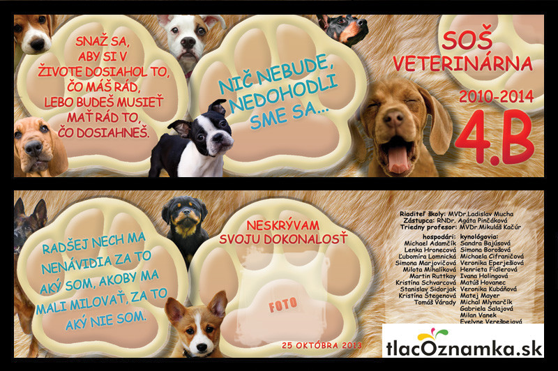 Oznamka 1404: veterinár, zvieratá